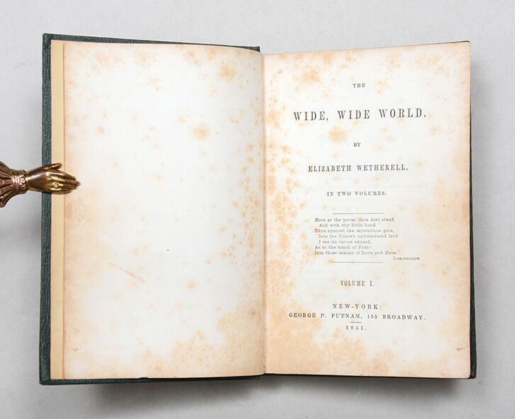 Interior illustration from The Wide, Wide World